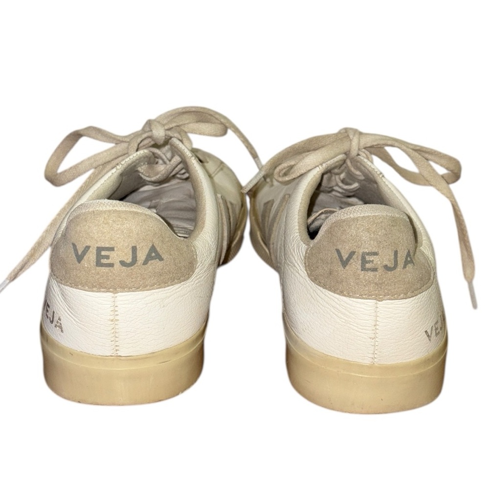 Veja Campo Sneakers in White Leather / Natural Suede - 8 - Picture 13 of 16